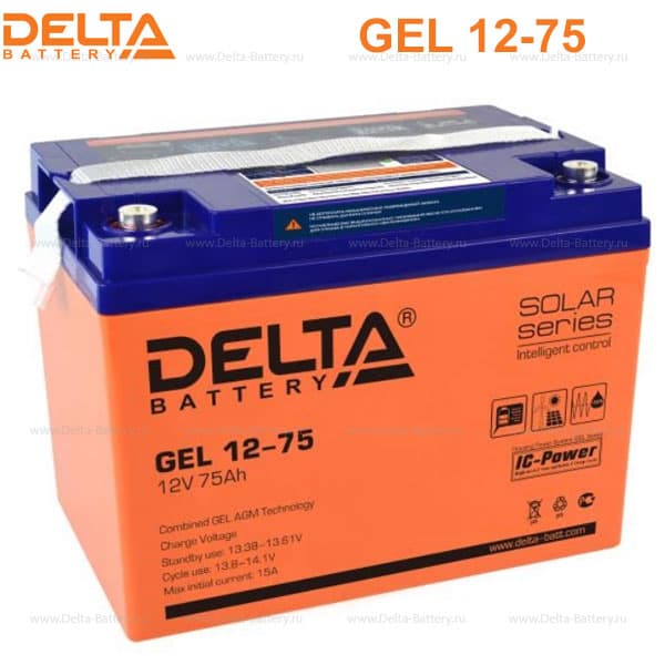 Аккумуляторная батарея Delta GEL 12-75 в Ижевске